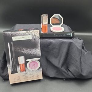 Fenty Beauty Fam Faves 3 Piece Set Mascara Gloss Bomb Highlighter NEW